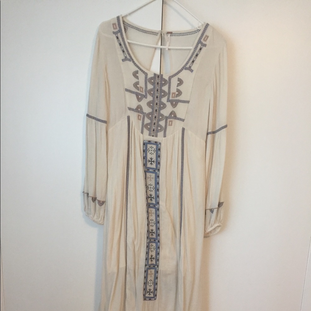Beautiful Free People Boho Peasant Dress